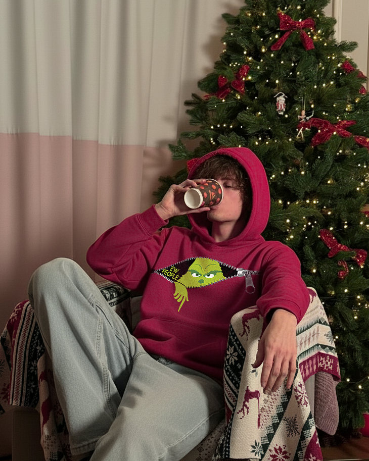 Grinch Zipper Hoodie