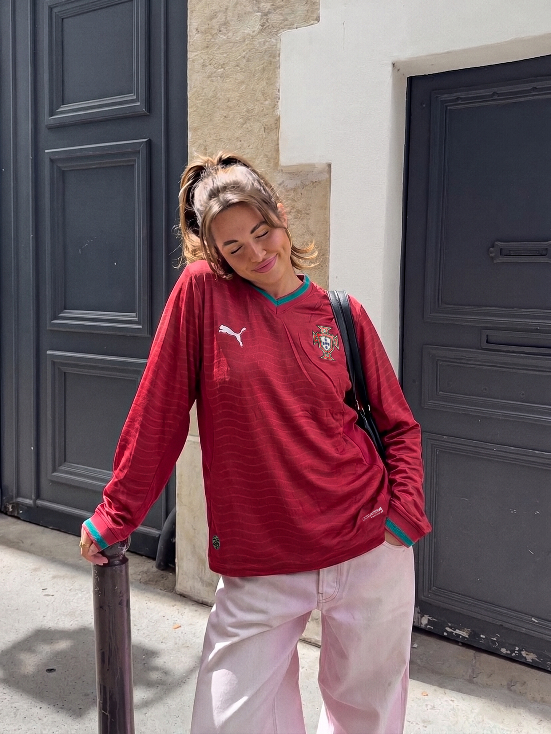 Portugal 26 Authentic Jersey Long Sleeve (No Dorsal)