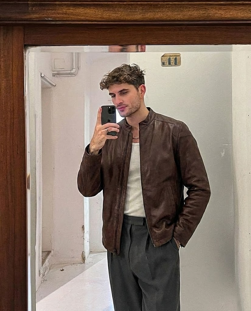 Icónica Chaqueta Cuero