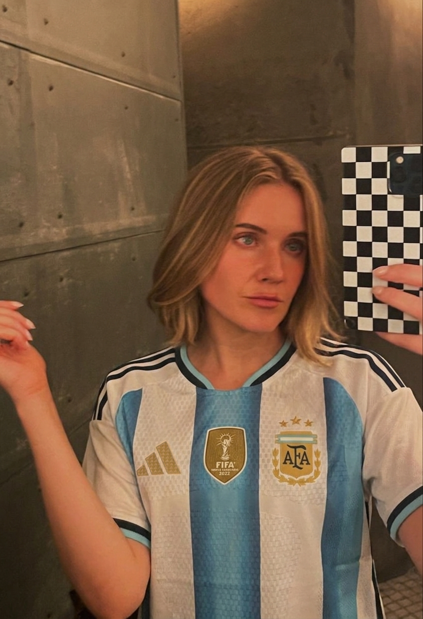 Argentina 26 Home Authentic Jersey