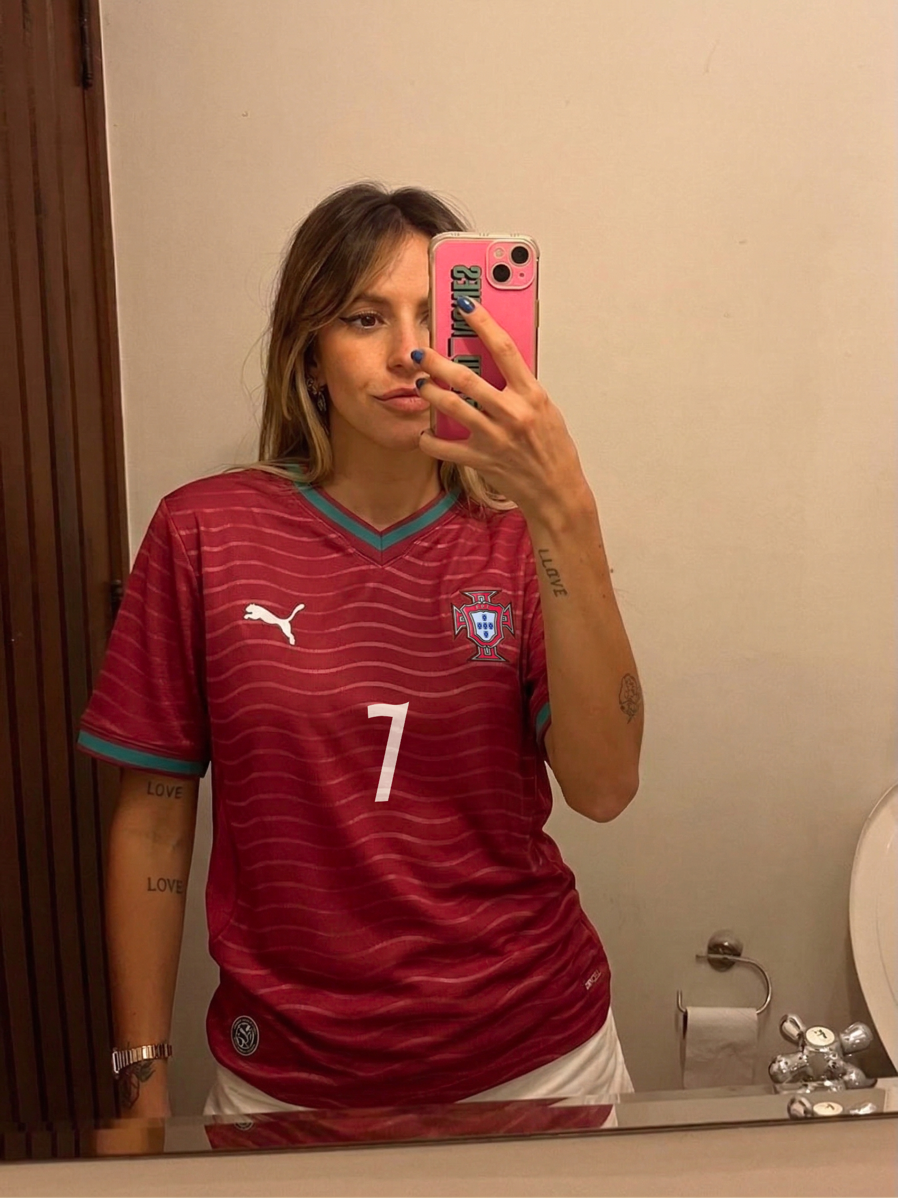 Portugal 26 Home Authentic Jersey