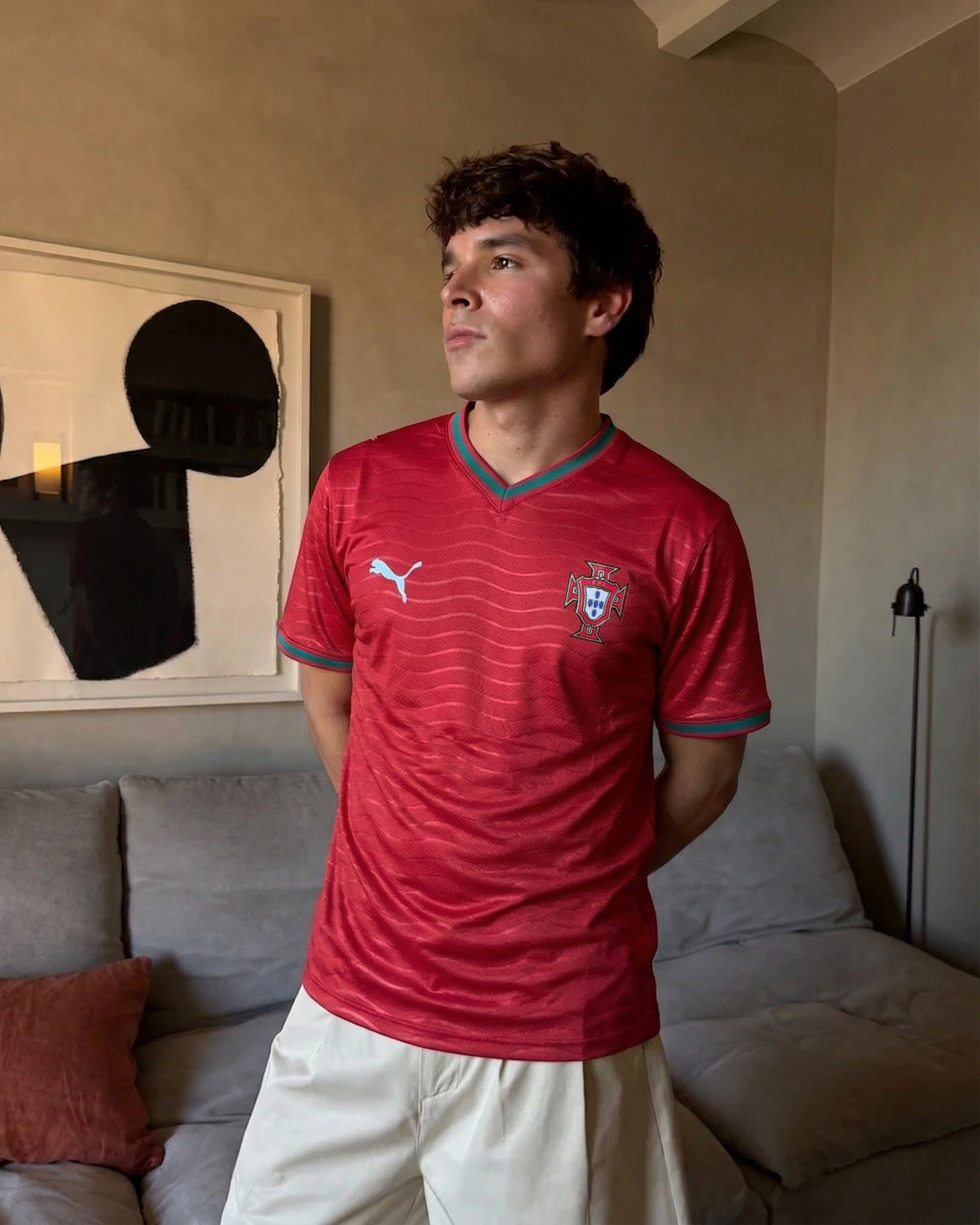 Portugal 26 Home Authentic Jersey