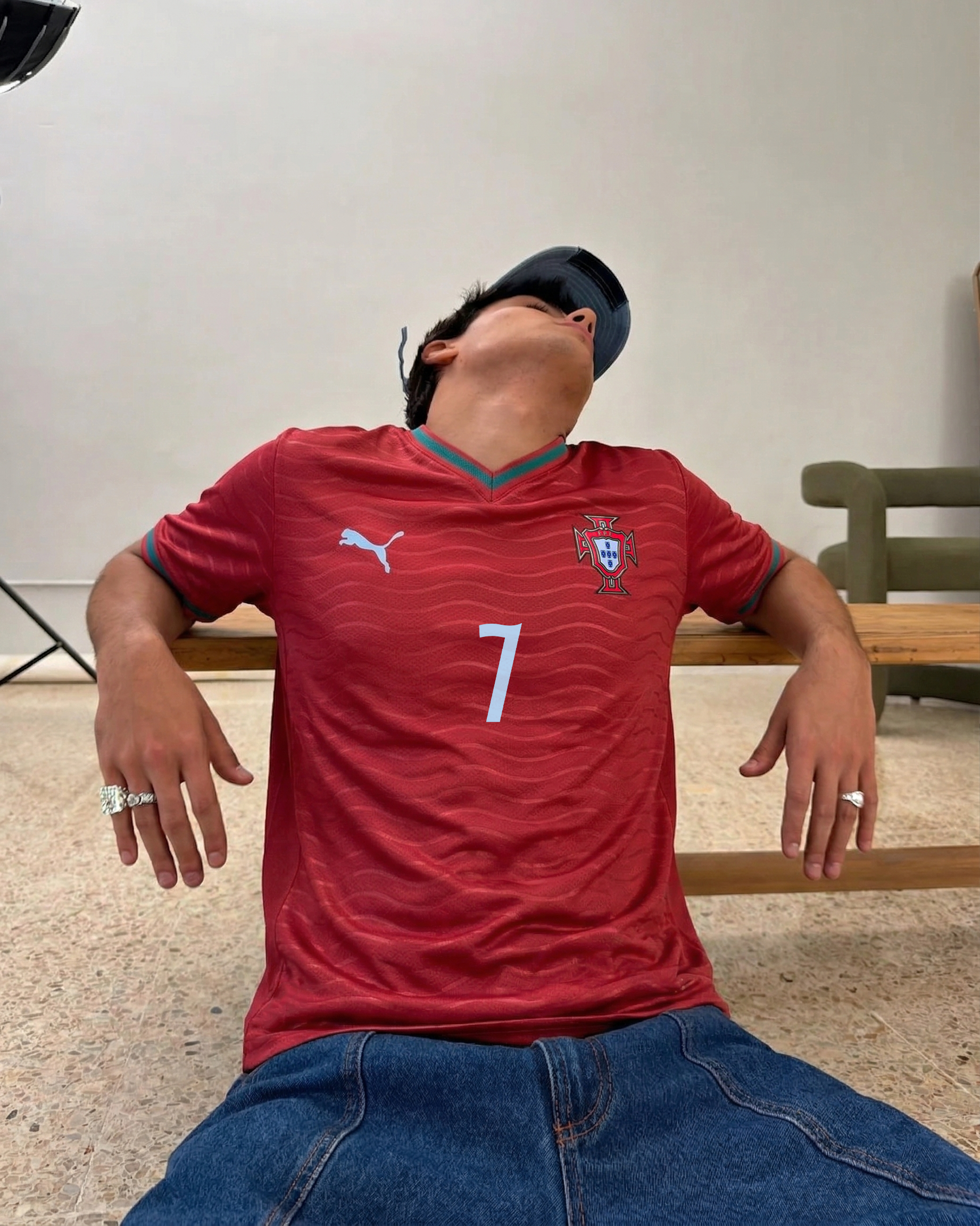 Portugal 26 Home Authentic Jersey