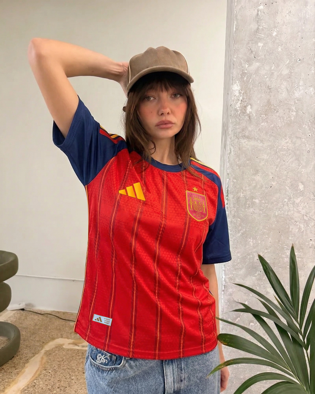 Spain 26 Home Authentic Jersey