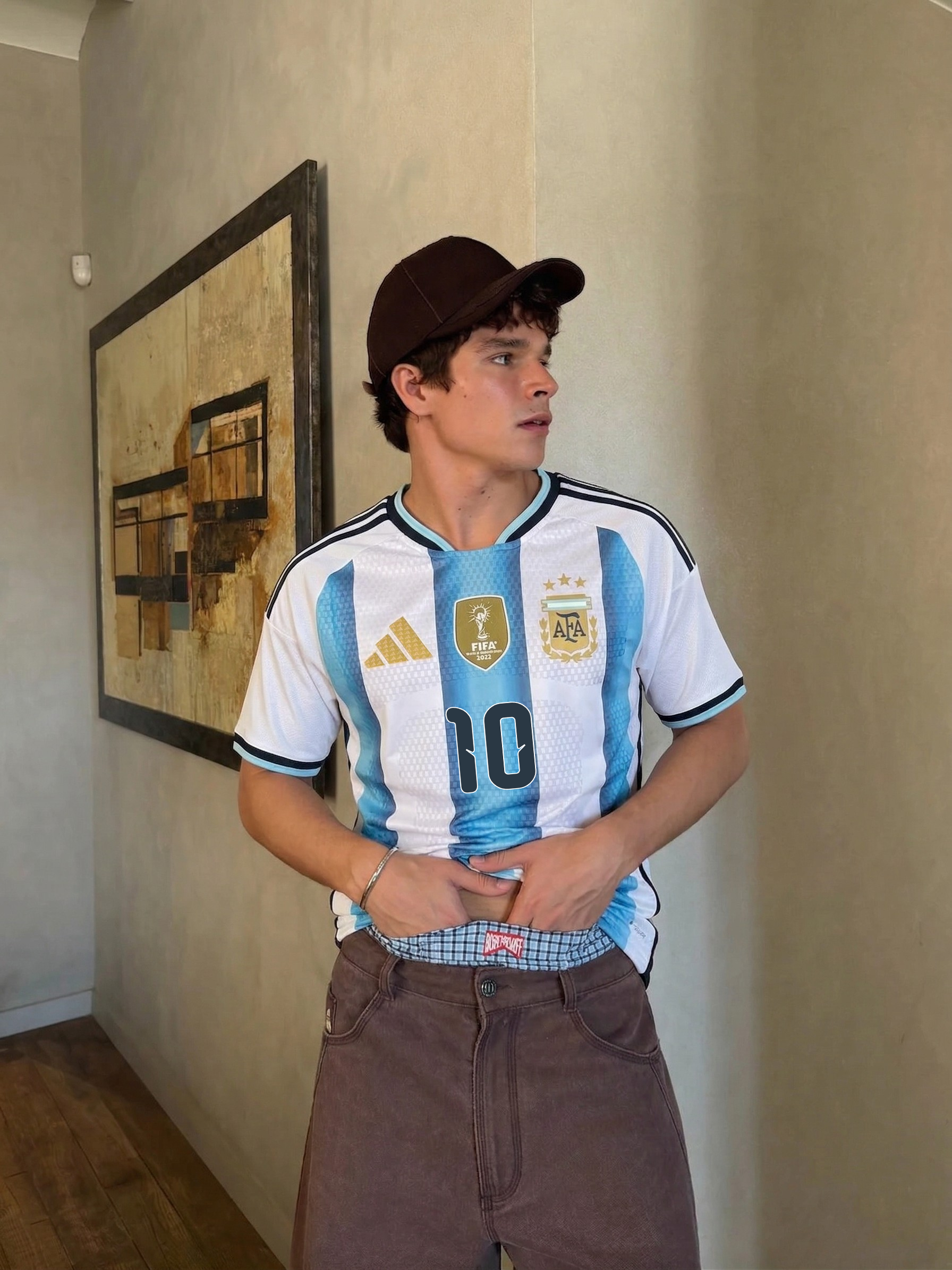 Argentina 26 Home Authentic Jersey