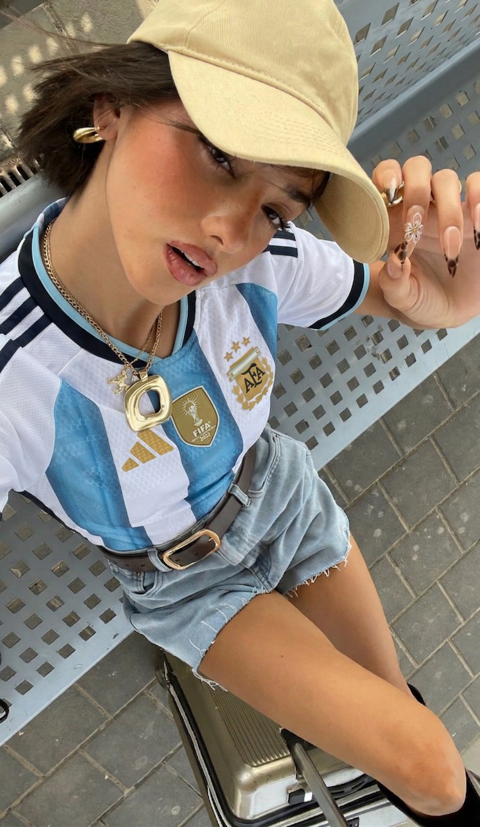 Argentina 26 Home Authentic Jersey